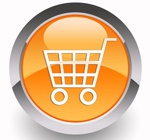 Four E-commerce glossy icons